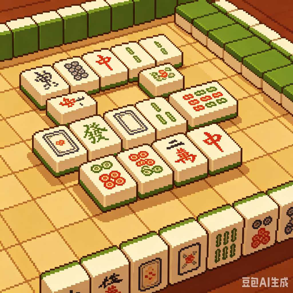 silver trim mahjong tiles